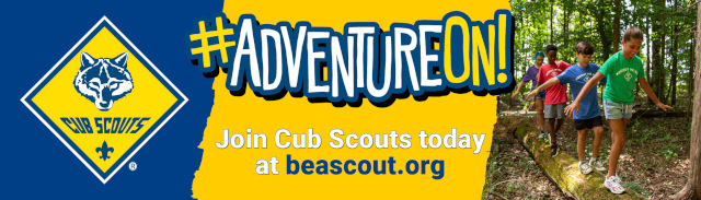 Adventure On Cub Scout web banner