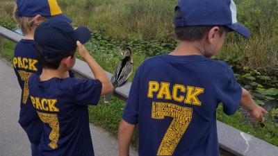 boys on Anhinga Trail